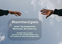 #barmherzigwie - Postkartenmotiv