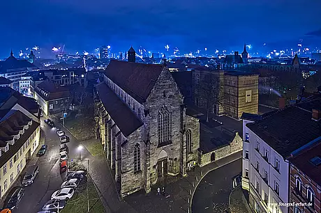 Blick auf die Predigerkirche