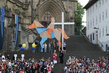 Kirchentag auf dem Weg