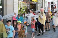 Kirchentag auf dem Weg