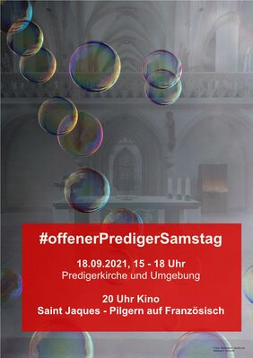 Seifenblasen in der Predigerkirche