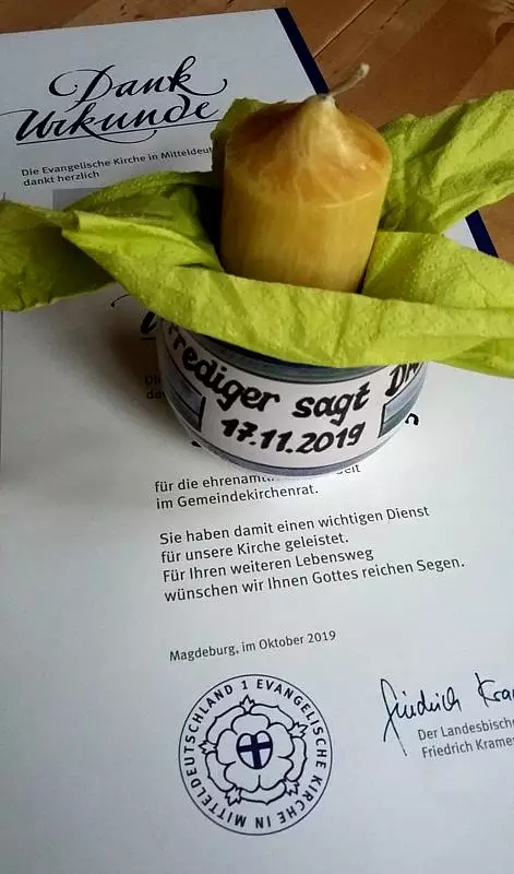 Danke für die Gemeindekirchenratsarbeit