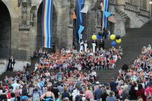 Kirchentag auf dem Weg