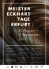 Plakat für die Vierten Meister Eckhart Tage Erfurt